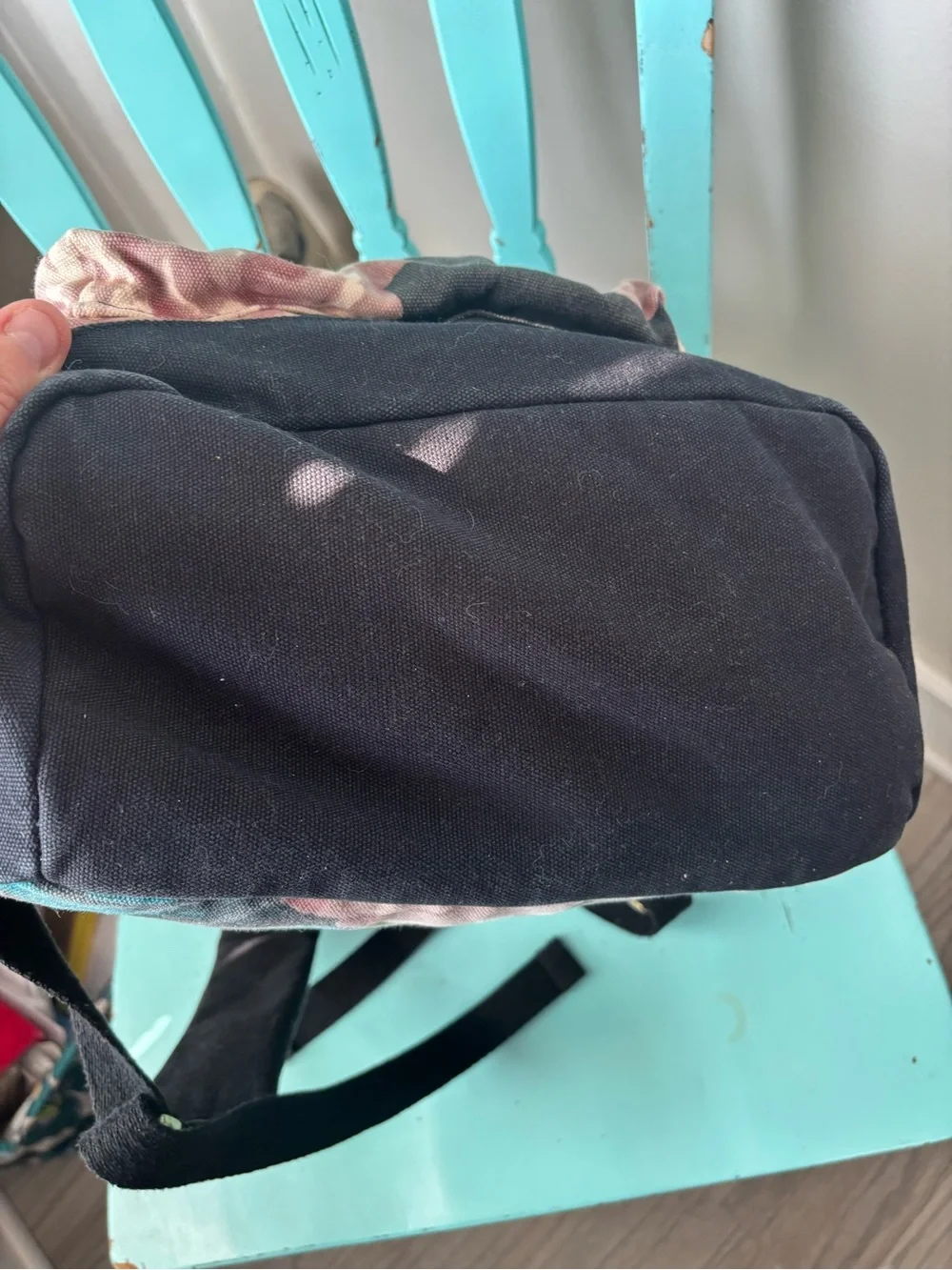 Pottery Barn Teen Backpack & Lunch Bag Set in Black and Dusty Rose